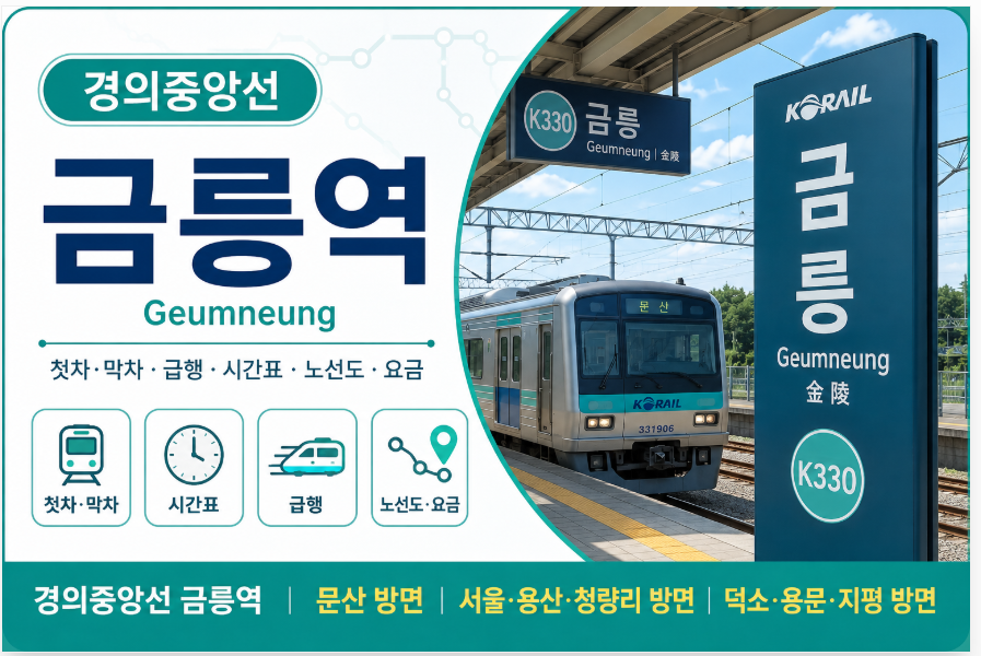 경의중앙선 금릉역 대표 이미지 