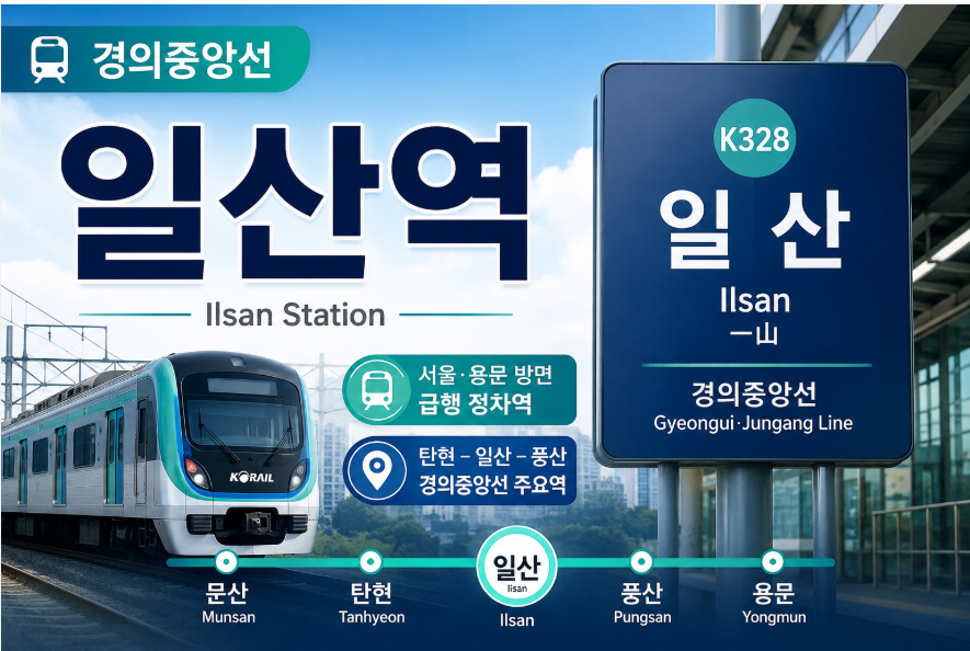 경의중앙선 일산역 대표 이미지