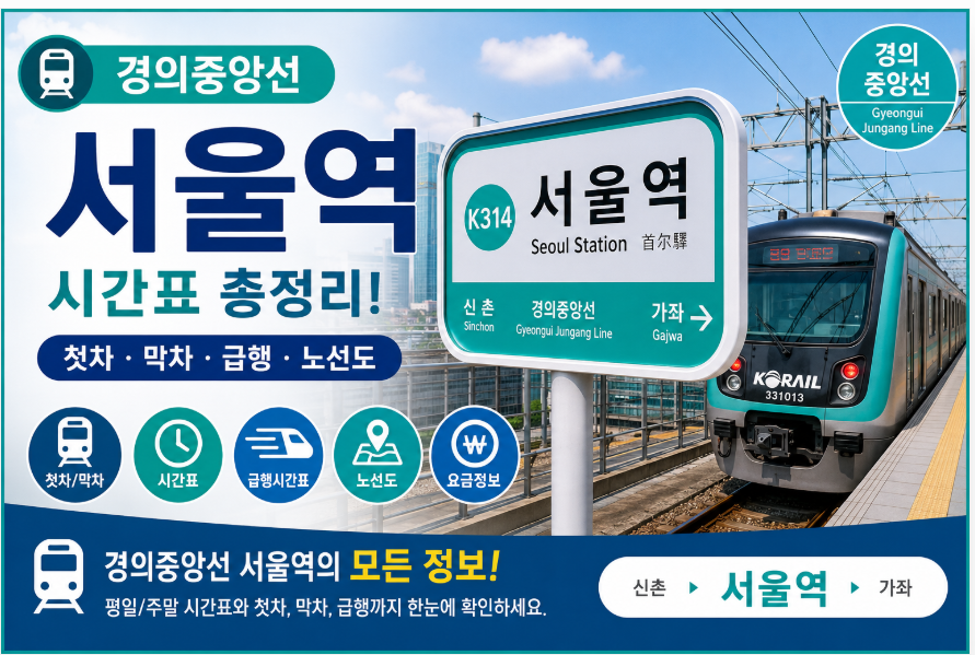 경의중앙선 서울역 대표 이미지 