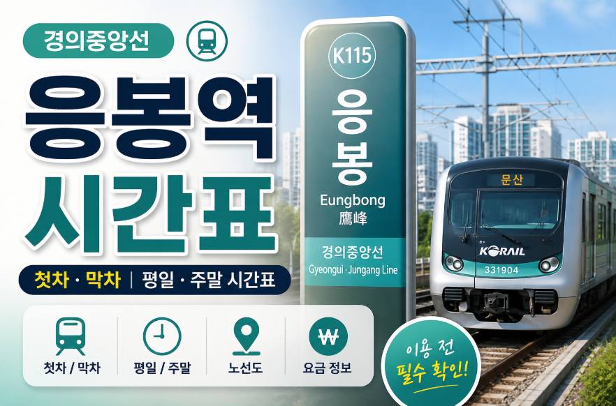 경의중앙선 응봉역 대표 이미지