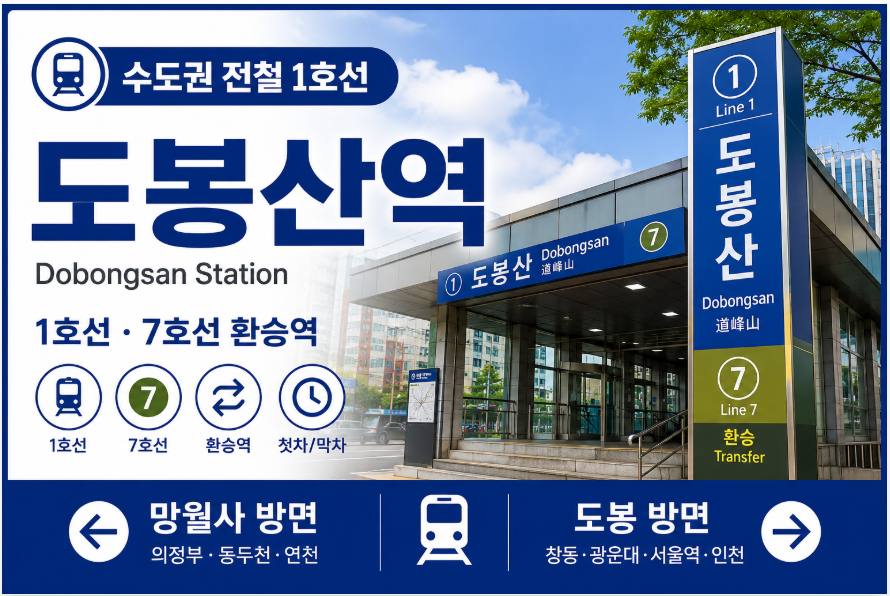 수도권 1호선 도봉산역 썸네일