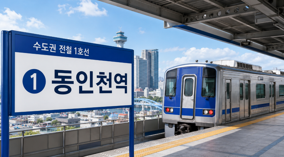 1호선 동인천역 시간표 대표 이미지 