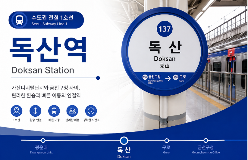 1호선 독산역 시간표 대표 이미지