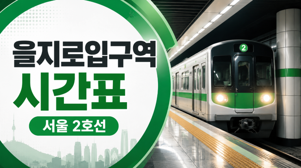 서울 2호선 을지로입구역 대표 이미지 