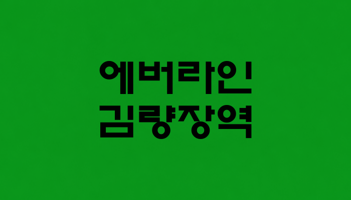 에버라인 김량장역 대표 이미지 